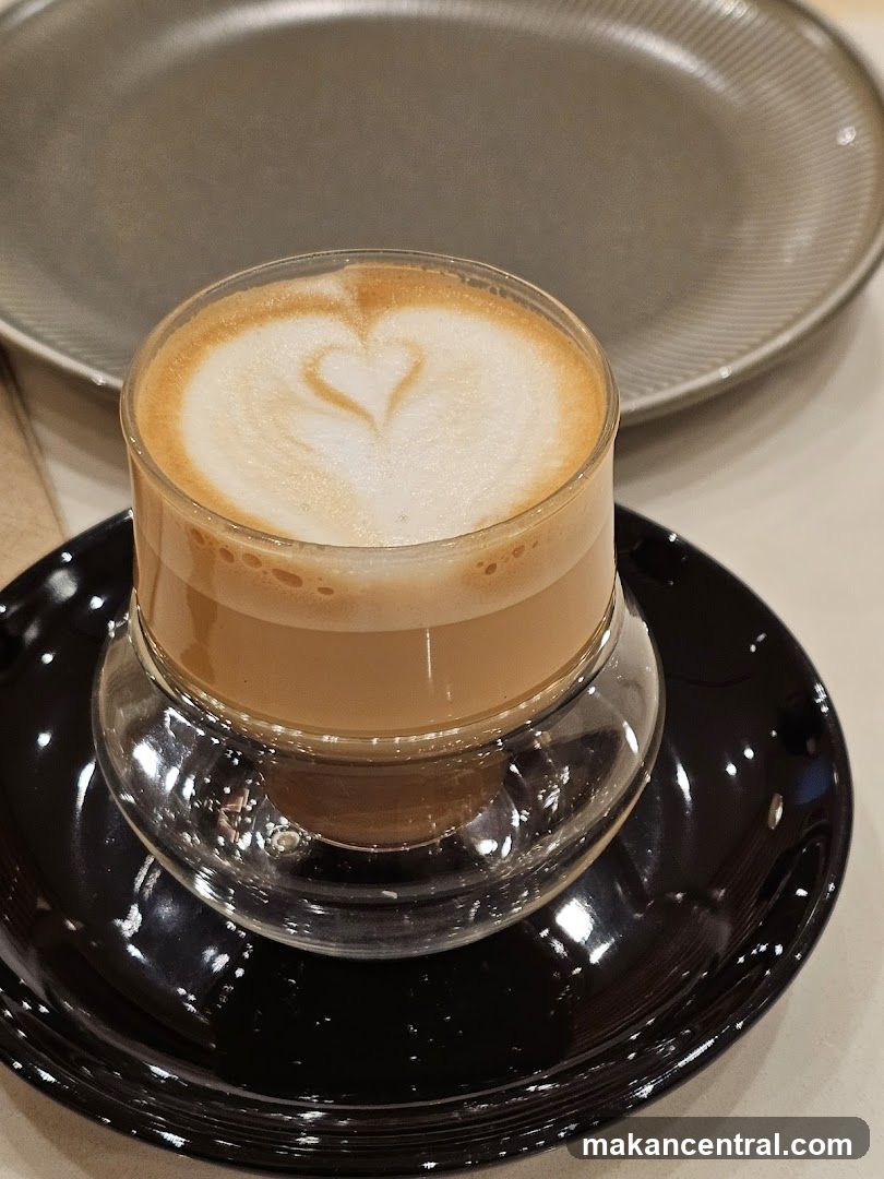 Latte with Heart Art