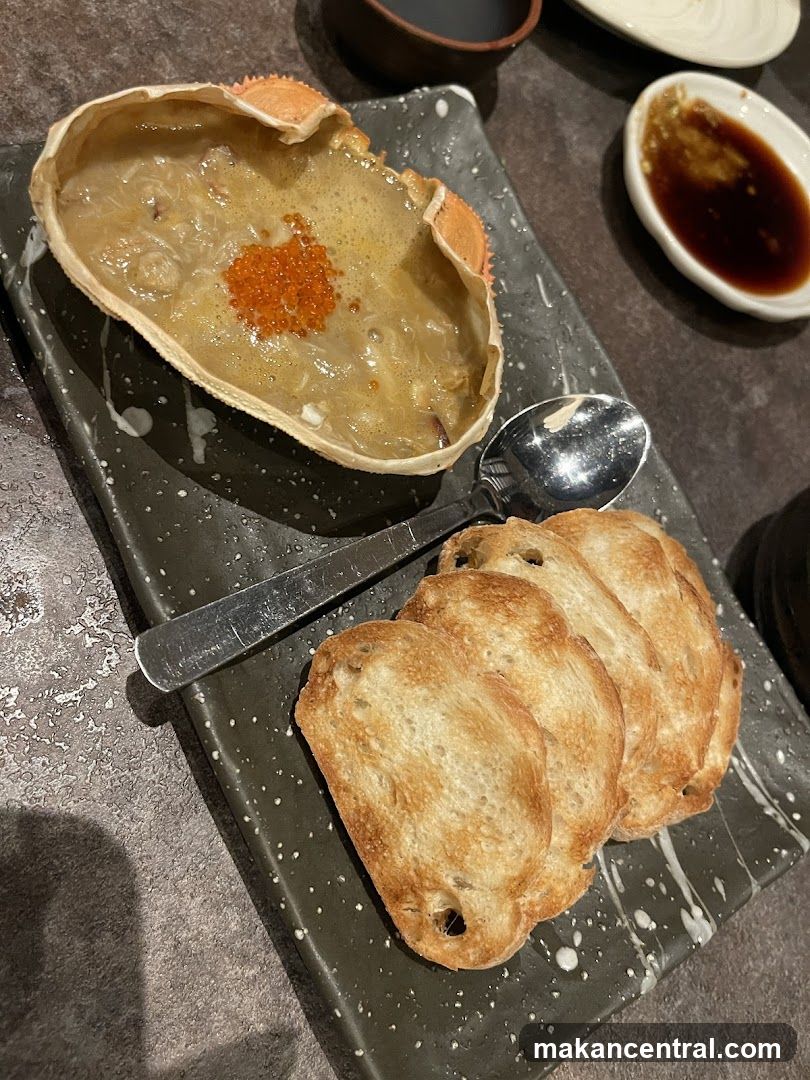 Crab Dish with Toast