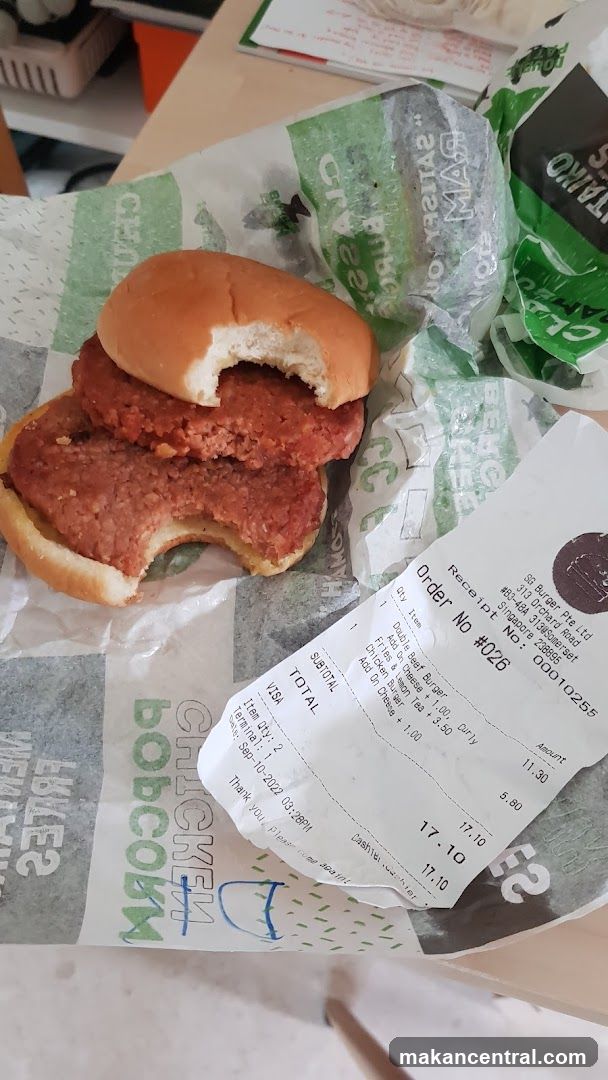 Burger and Receipt