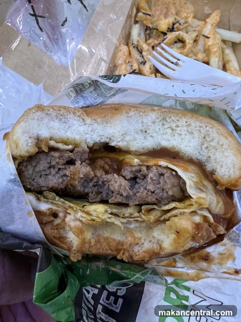 Burger and Fries