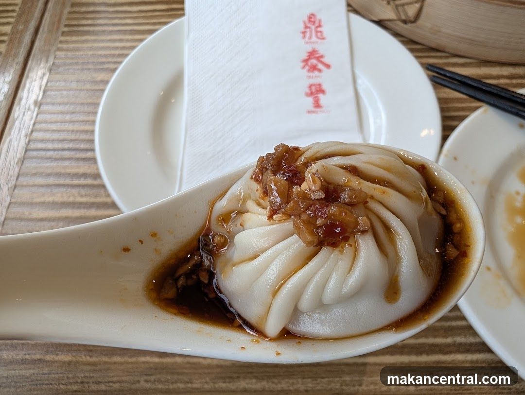 Soup Dumpling on Spoon