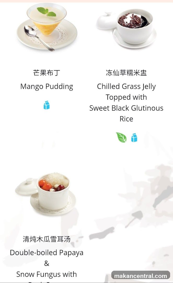 Dessert Menu