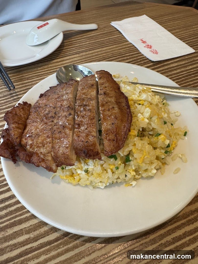 Pork Chop with Fried Rice