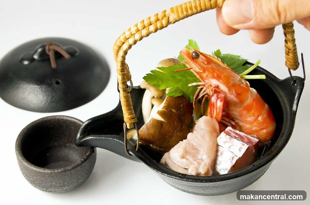 Seafood and Mushroom Hot Pot