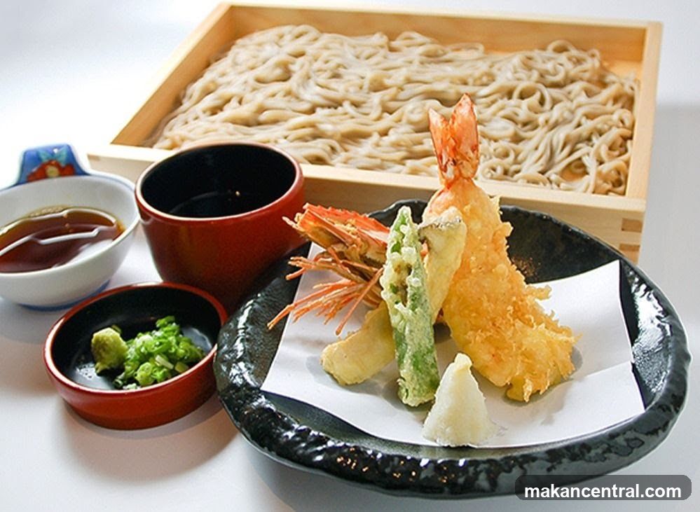 Soba Noodles with Tempura