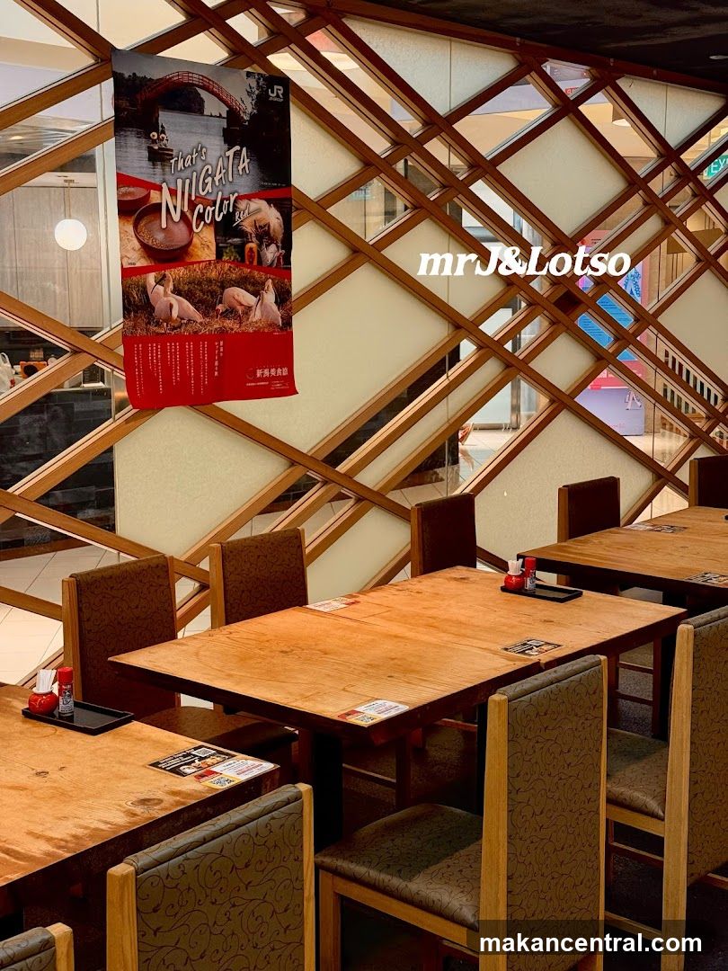 Restaurant Interior with Banner