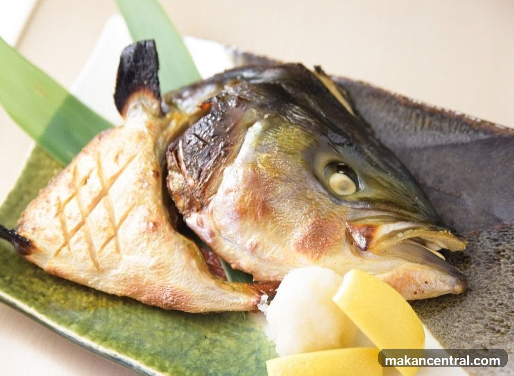 Grilled Fish Head