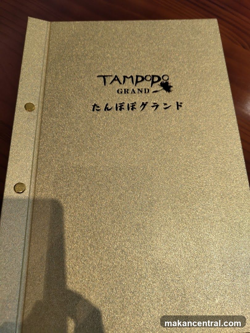 Tampopo Grand Menu