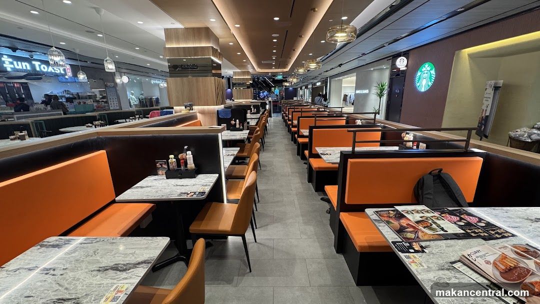 Restaurant Interior with Booth Seating