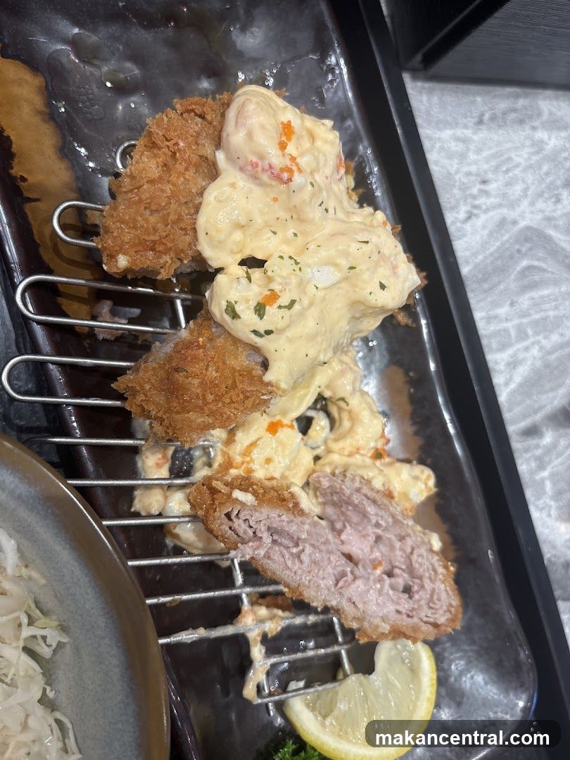 Fried Pork Cutlet with Creamy Sauce