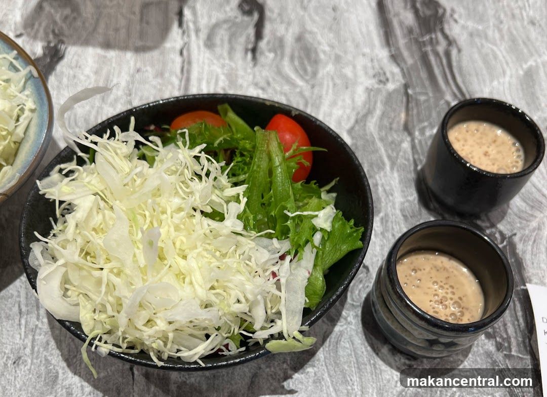 Salad and Drinks