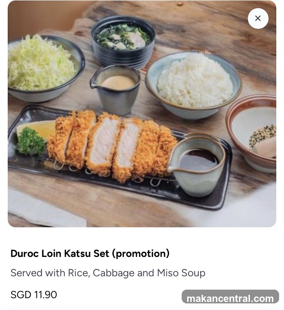 Duroc Loin Katsu Set