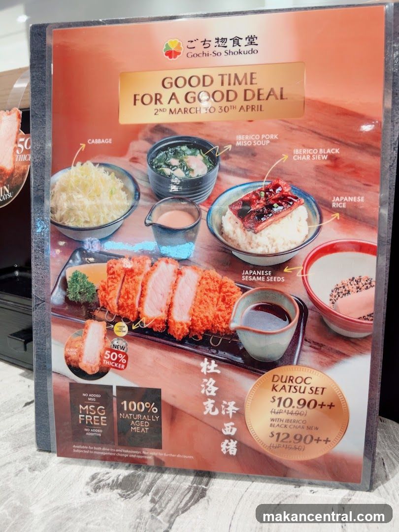 Gochi-So Shokudo Menu