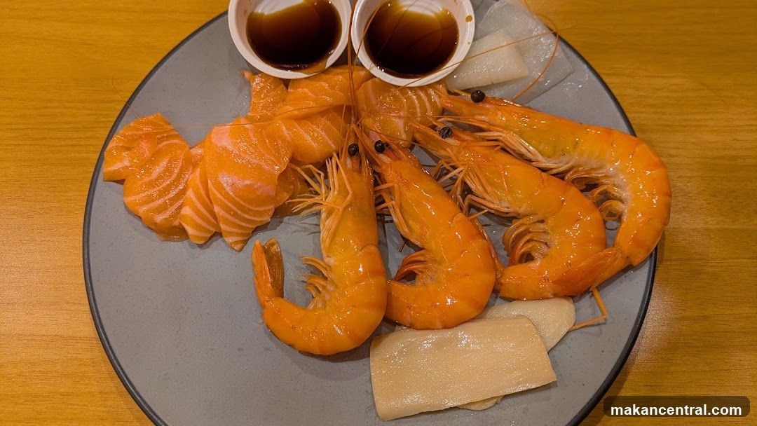 Sashimi and Shrimp Platter