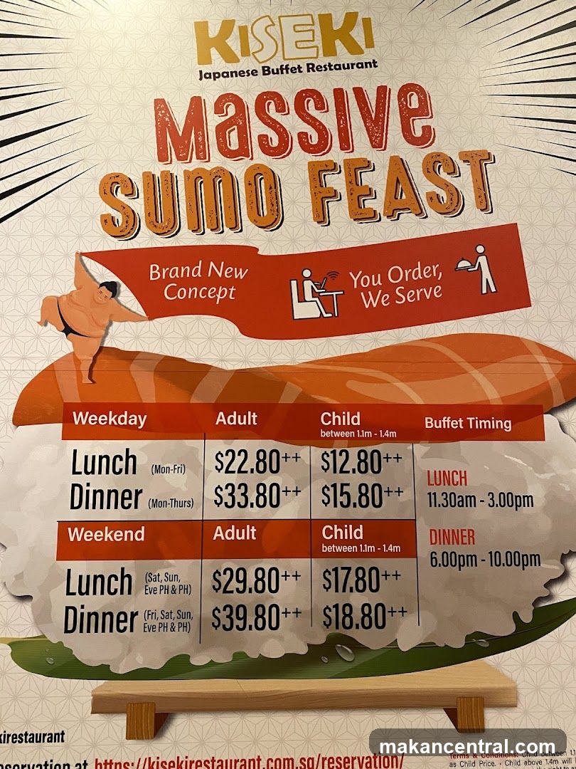 Kiseki Japanese Buffet Restaurant - Massive Sumo Feast