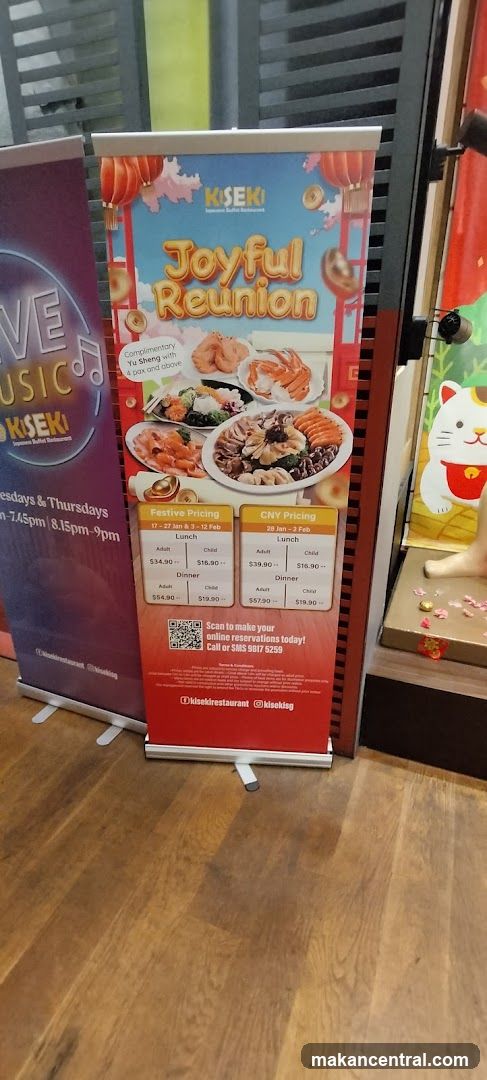 Kiseki Japanese Buffet Restaurant Promotional Banner