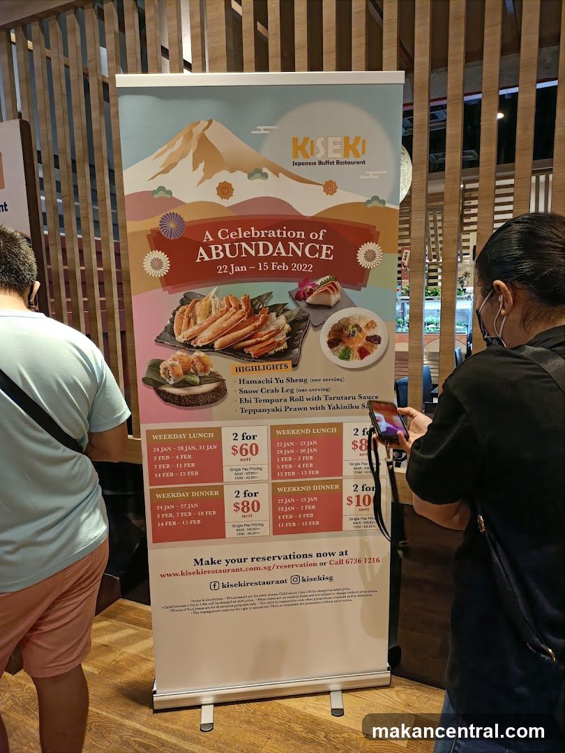 Kiseki Japanese Buffet Restaurant Promotion