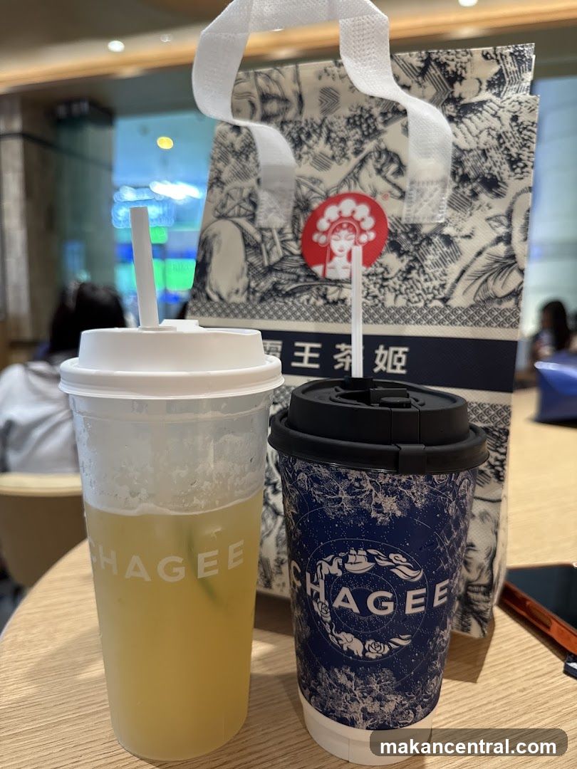 Beverages and Branded Bag