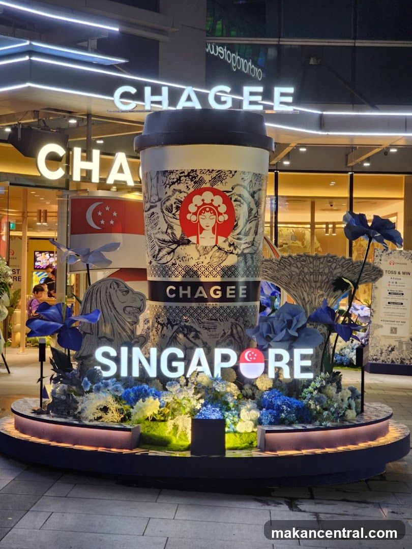 Chagee Singapore Display