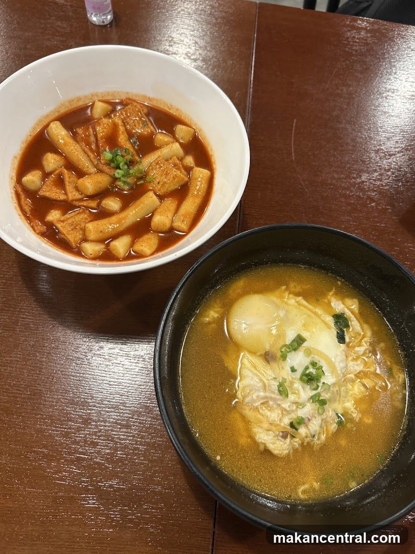 Korean Stew and Noodle Soup
