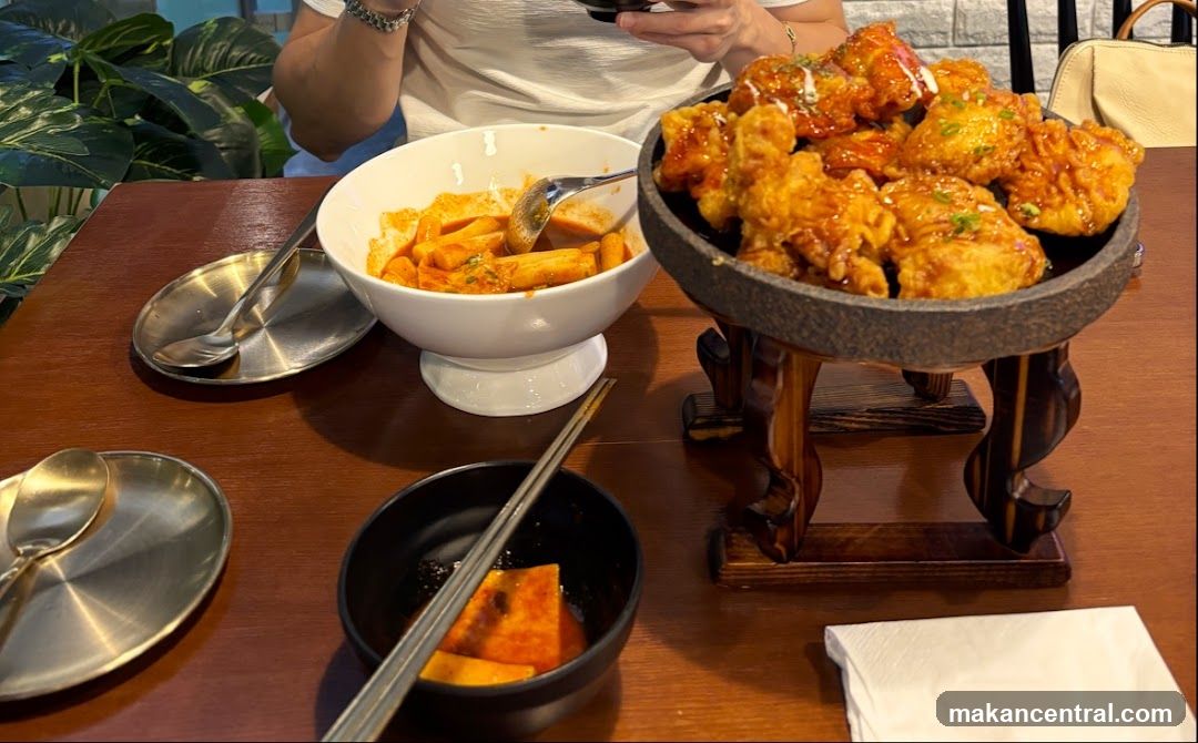 Table with Korean Food