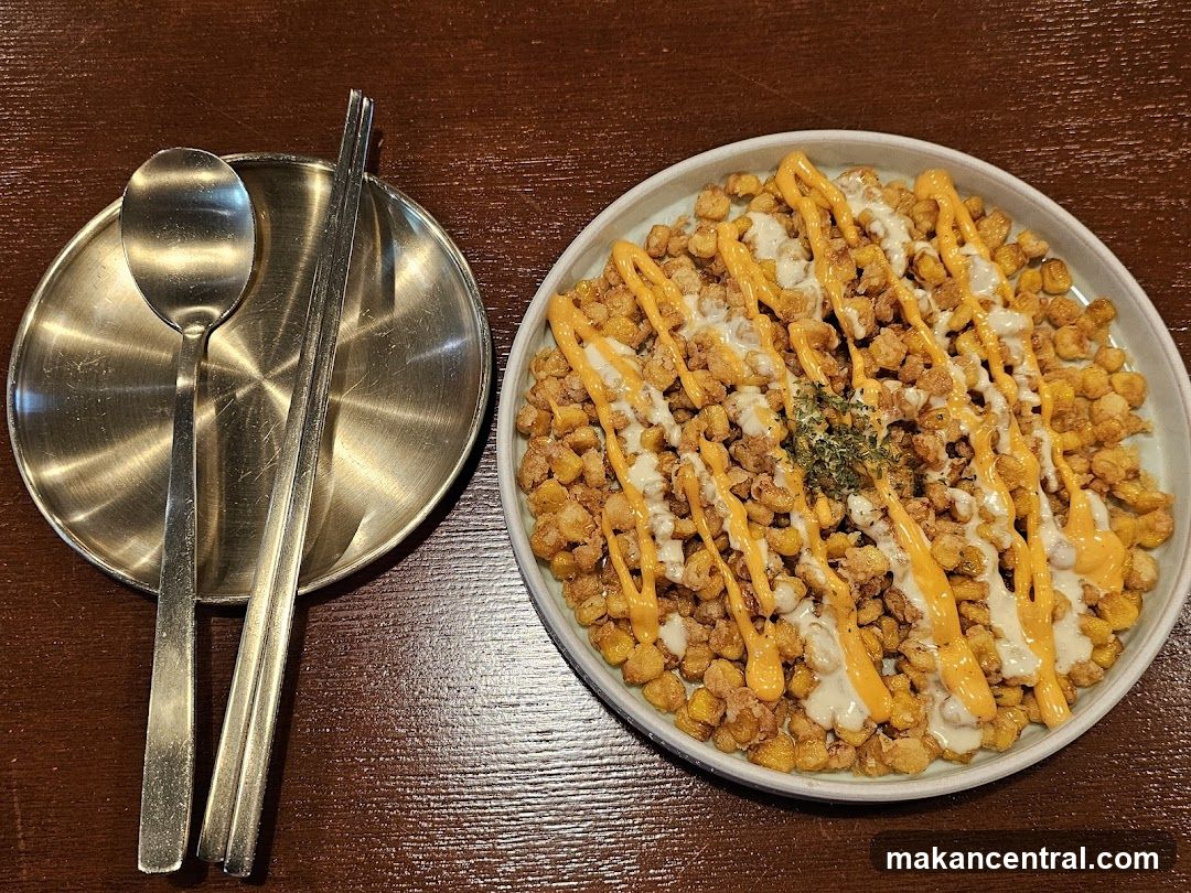 Fried Corn with Sauce