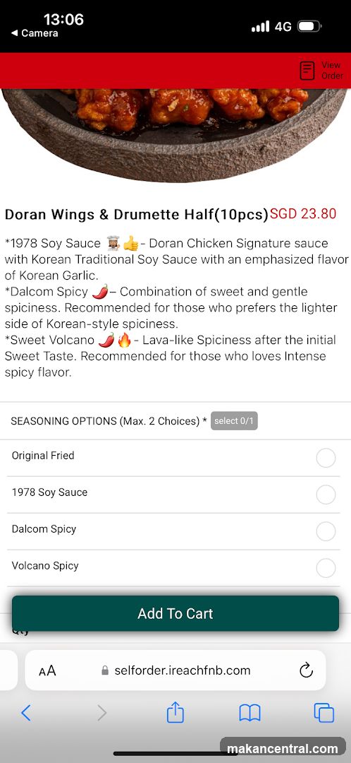 Doran Wings & Drumette Half
