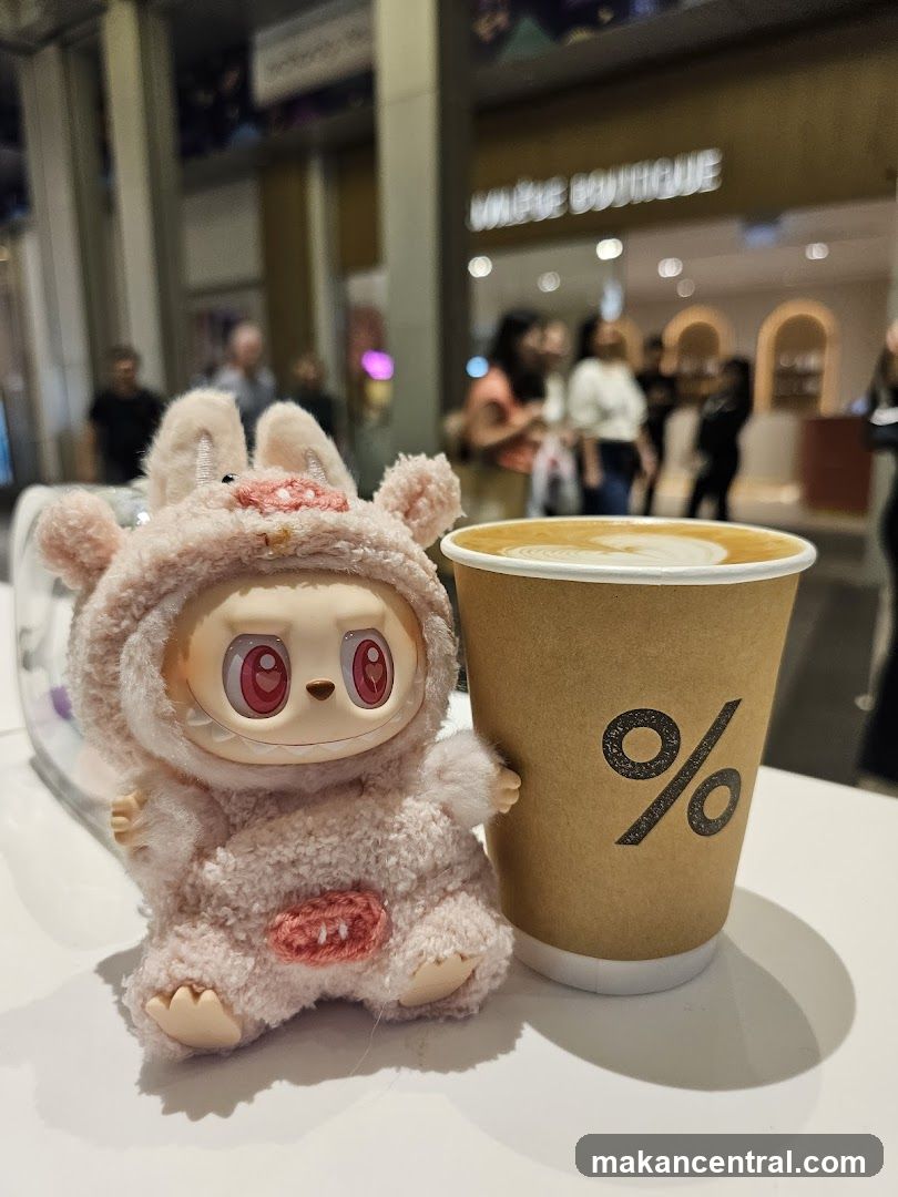 Plush Toy and Coffee Cup