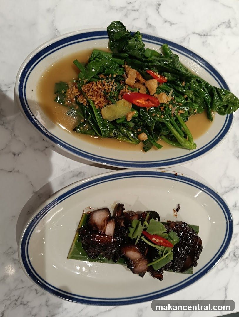 Two Dishes of Food