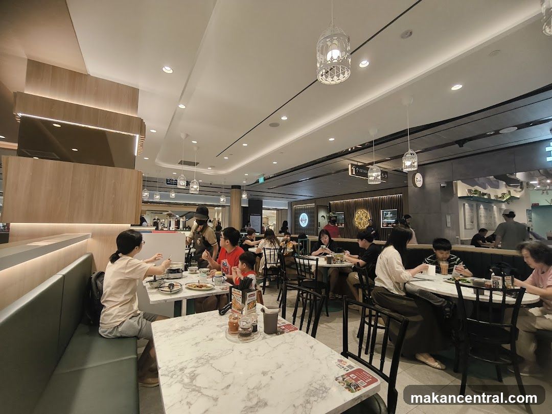 Restaurant Interior with Diners