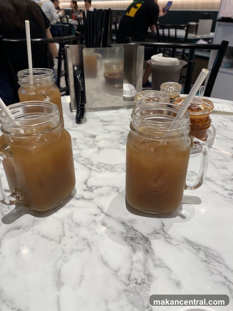 Iced Drinks on Marble Table