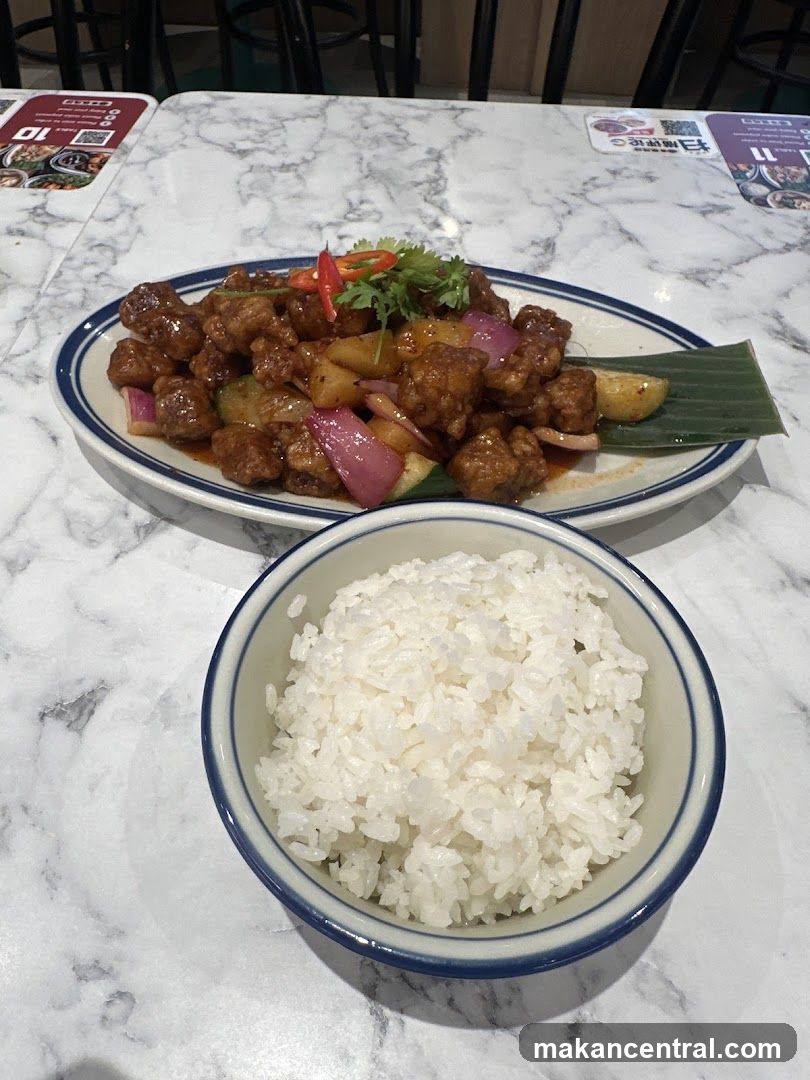Sweet and Sour Pork with Rice