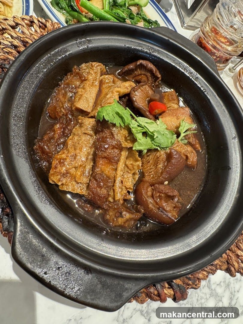 Braised Pork Belly and Tofu Skin