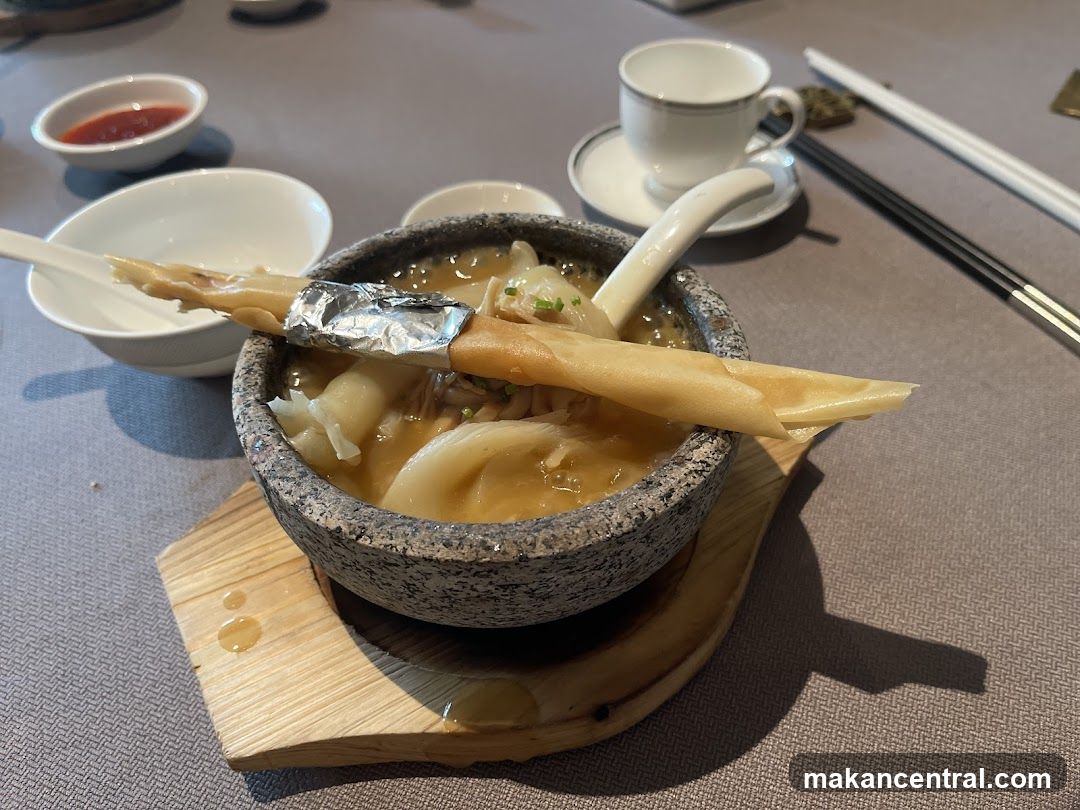 Soup with Crispy Garnish