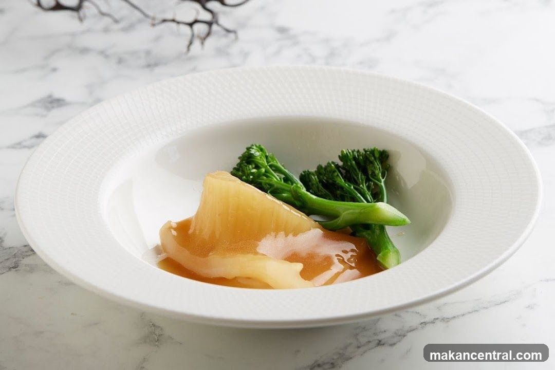 Shark Fin Soup with Broccoli
