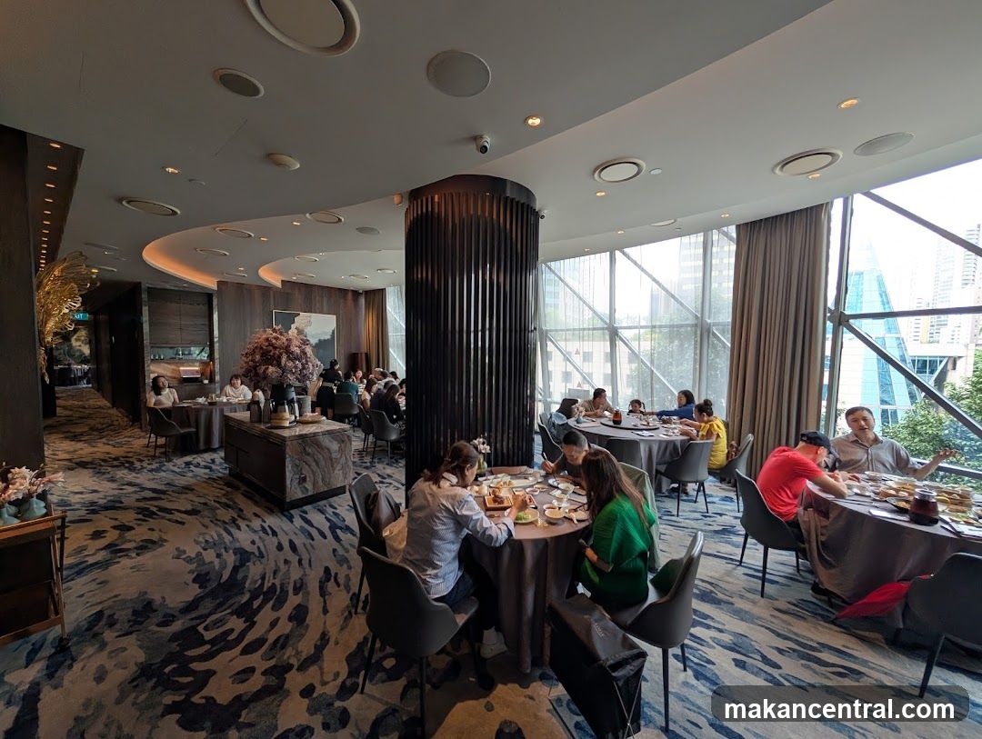 Elegant Restaurant Interior with Diners