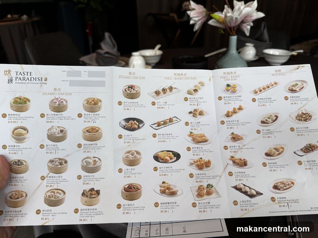 TASTE PARADISE Grandeur of Chinese Dining