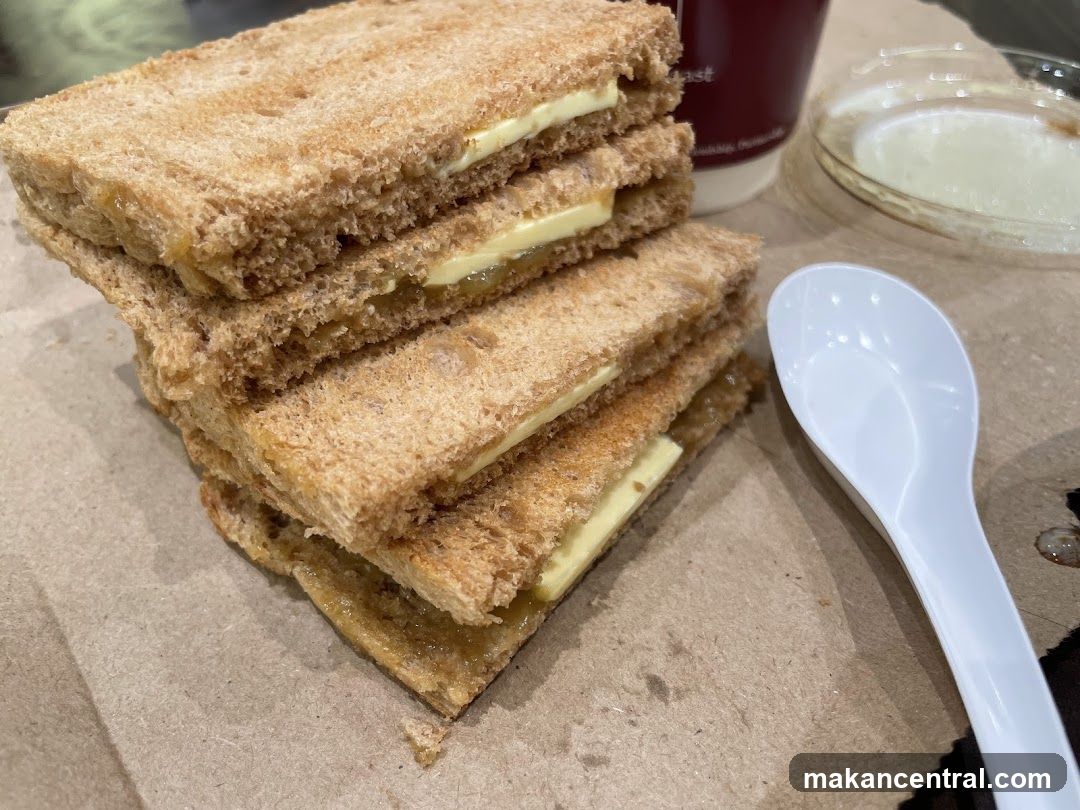 Toast with Butter and Kaya