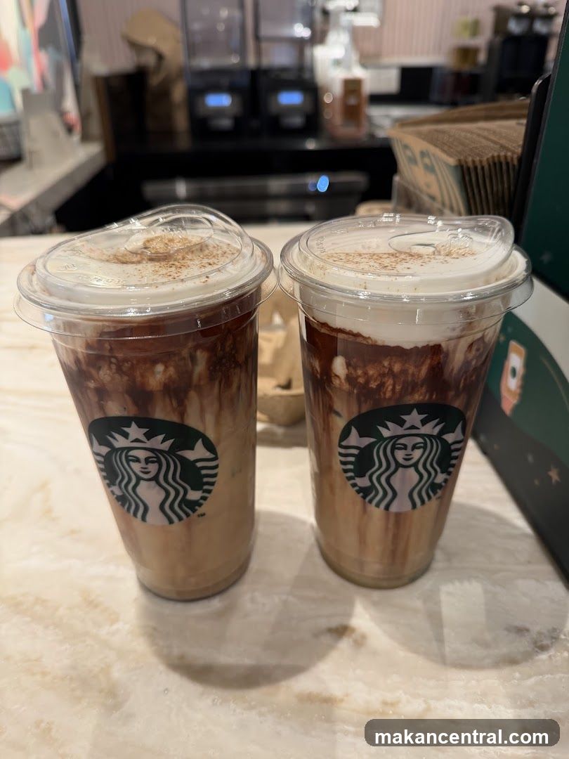 Two Iced Coffee Drinks