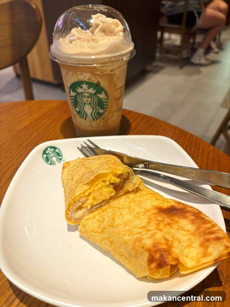 Starbucks Drink and Wrap
