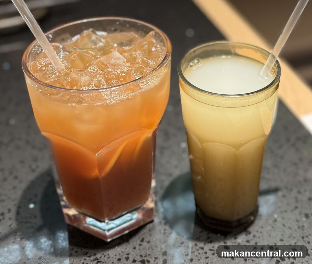 Two Iced Drinks