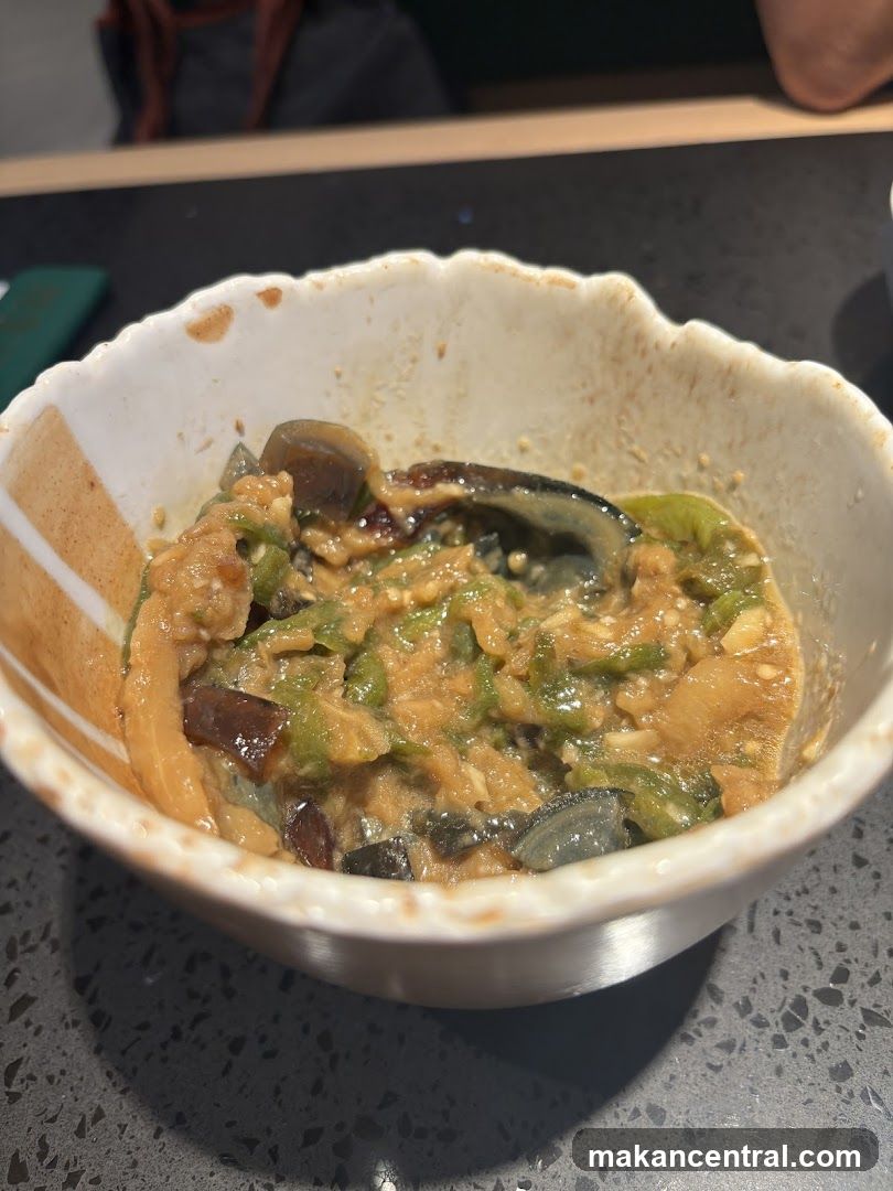 Miso-Glazed Eggplant and Peppers