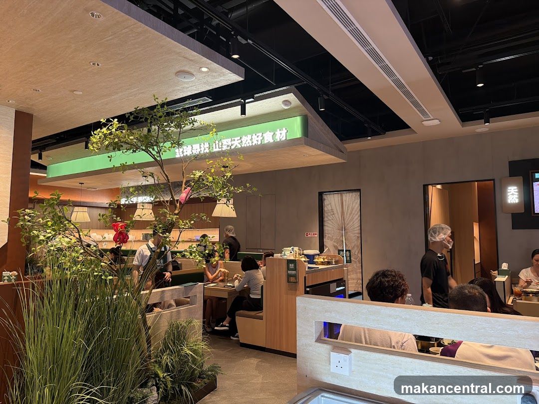 Restaurant Interior with Greenery