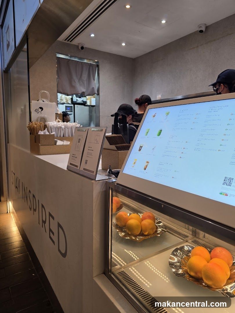Cafe Counter with Digital Menu