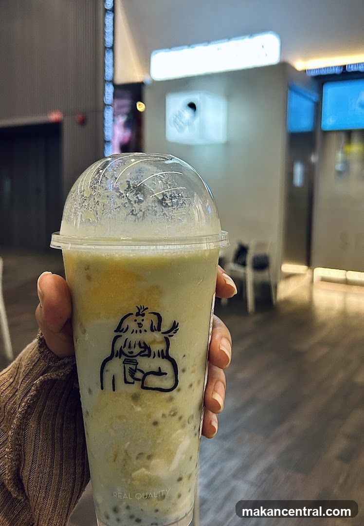 Green Drink with Boba