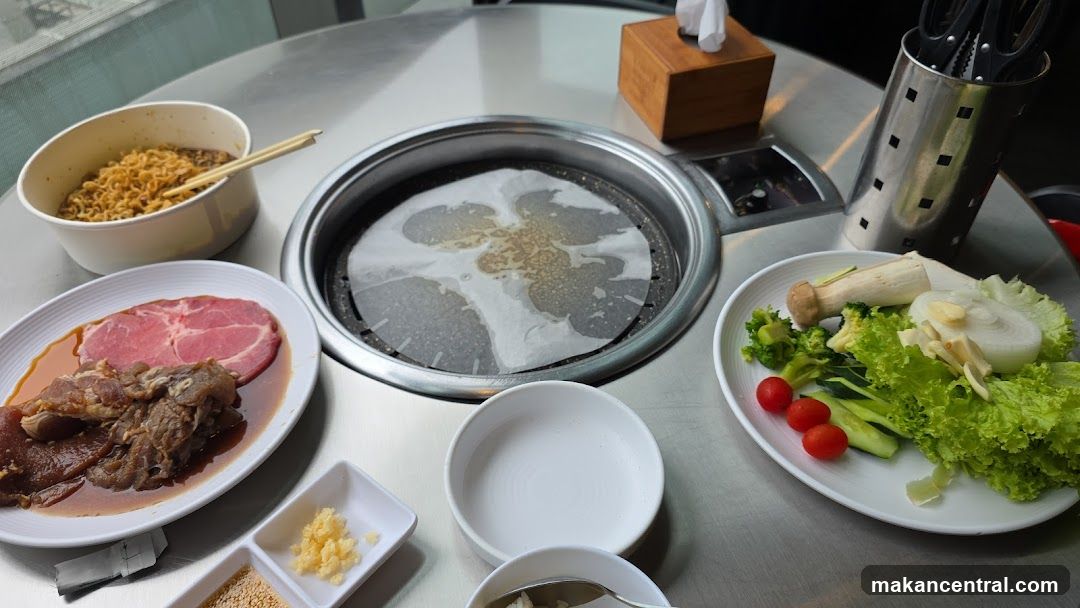 Grill Table Setup