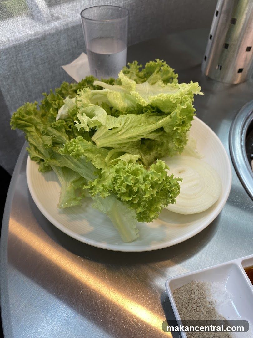 Lettuce and Onion Platter