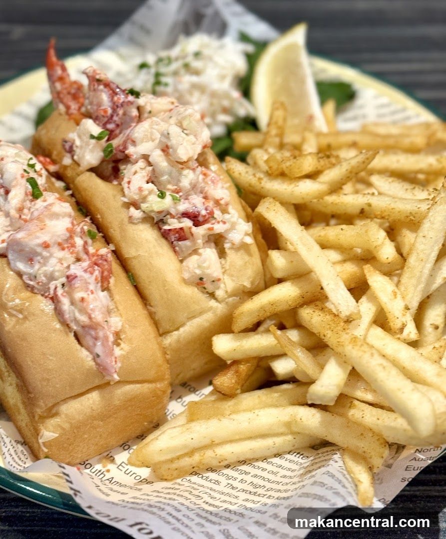 Lobster Rolls with Fries