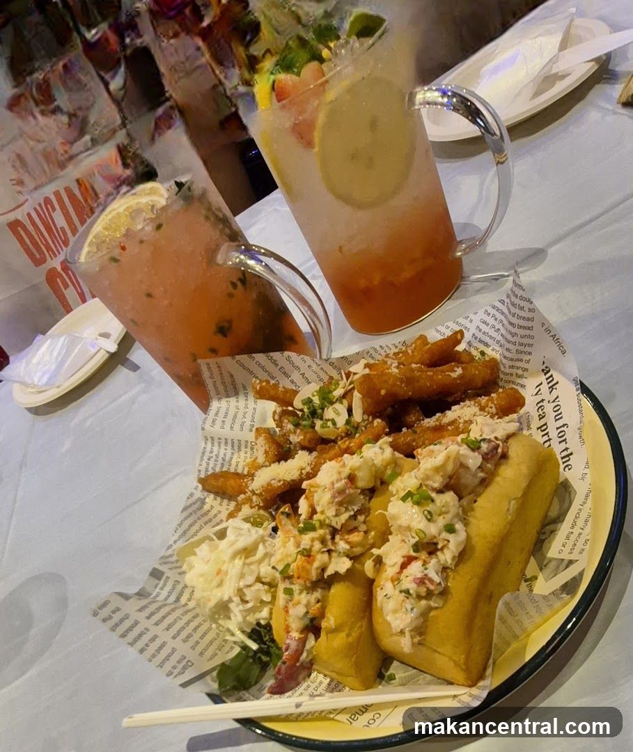 Lobster Rolls and Drinks