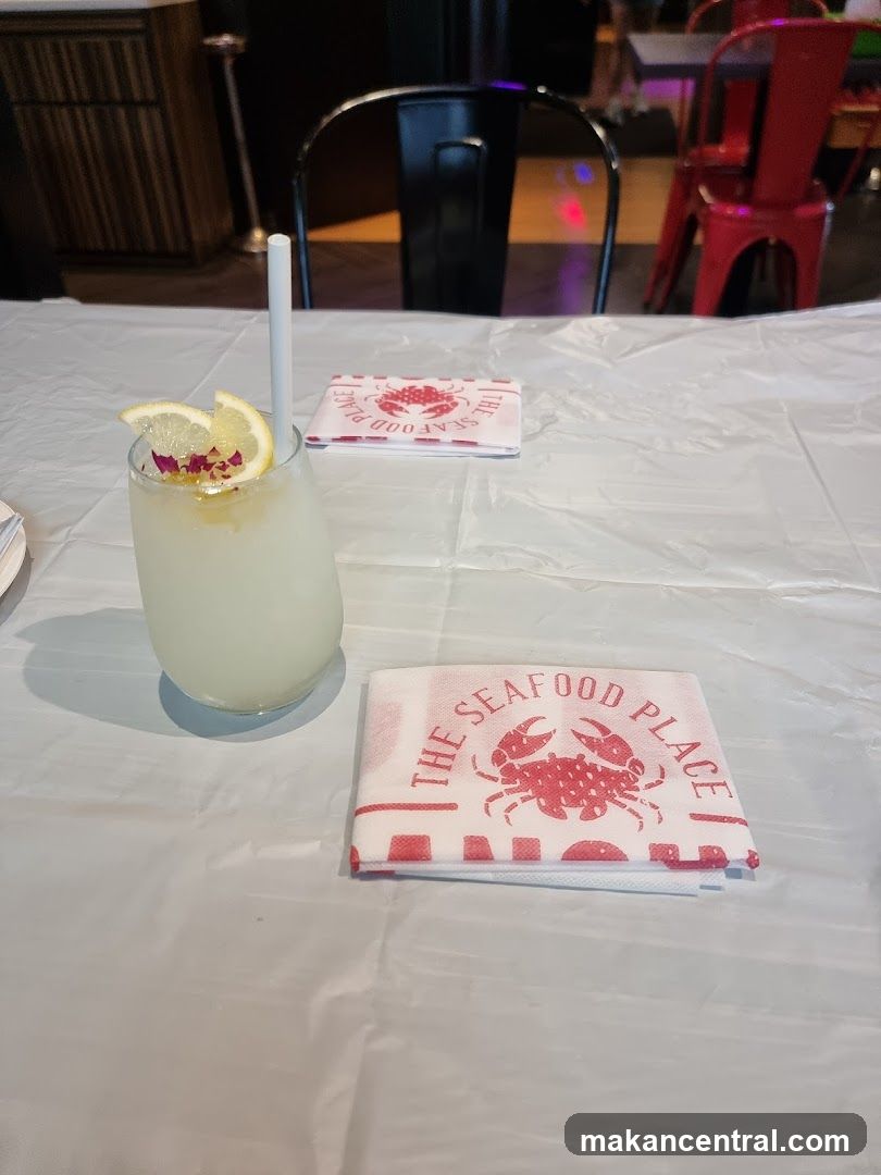 Drink and Napkins on Table